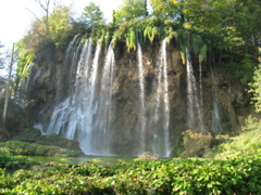 Multiple waterfalls