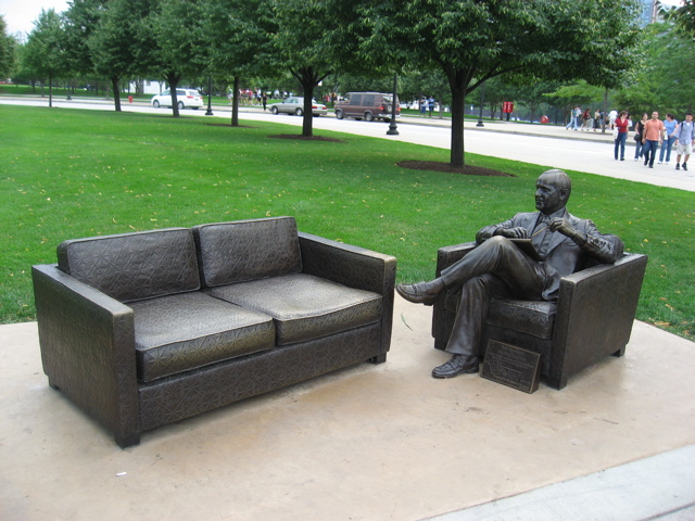 Bob Newhart scupture