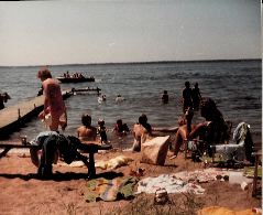 Beach by Fochs cabin