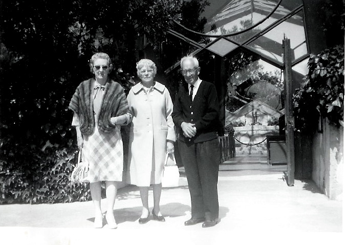 Ela and Charlie, May 6, 1945, Wayfarer's Chapel, CA