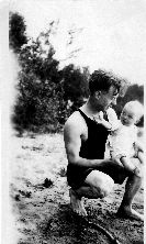 Charlie and Chuck at the beach