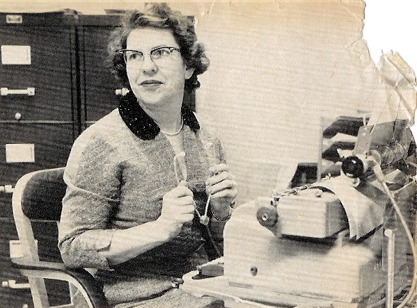 Secretary at UMD, March 1959