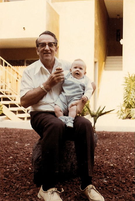 With Scott, June 1972