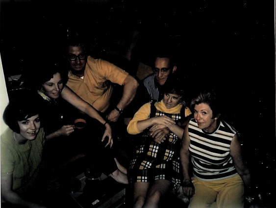 1975, with Carol and Hal Globig