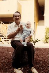 With Scott, June 1972