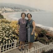 1964, Laguna Beach, with Dorothy Boese