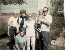1970, Manhatten Beach, with Irene and Milton