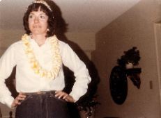 Cathy, christmas, 1979