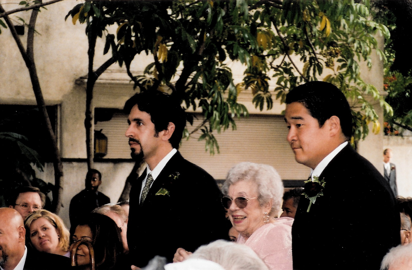 At Scott and Lauren's wedding