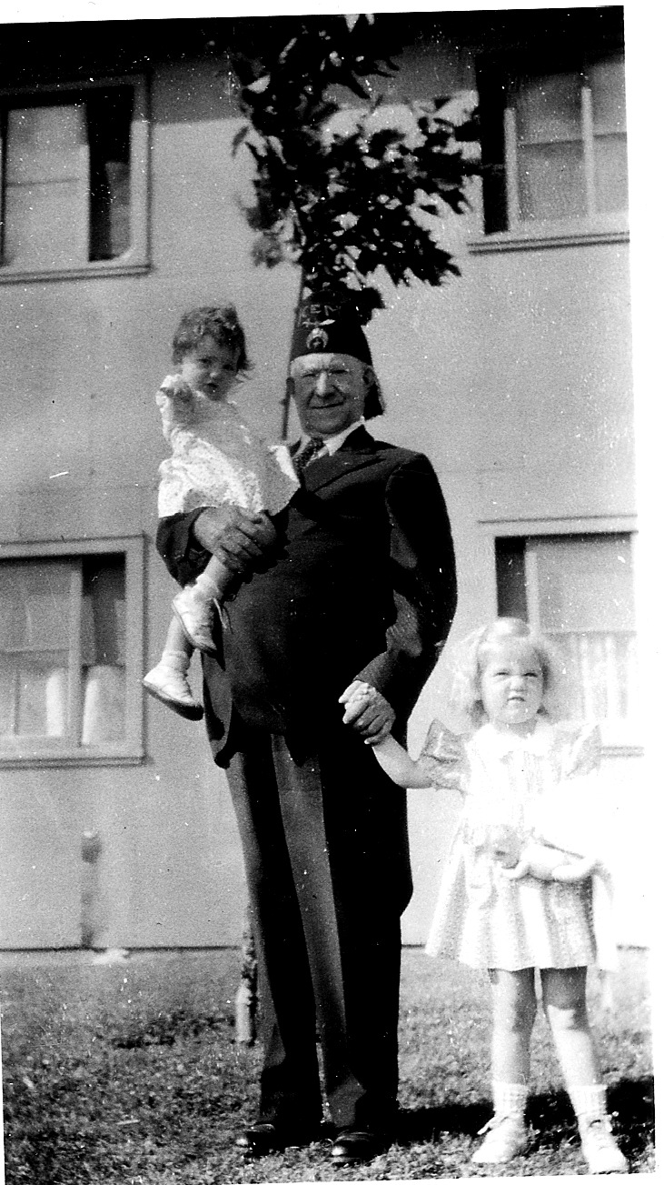 Oliver with Pat and Cathy