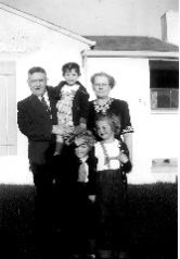 Oliver and Pappy with grandchildren