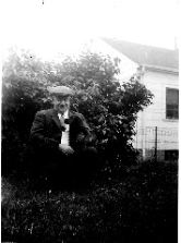 Oliver with his dog