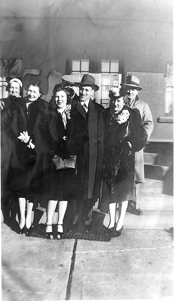 After the wedding Dec. 6, 1941 Fargo ND