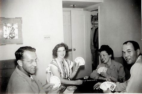 Bridge with Sara and Ray Freisz May 1949