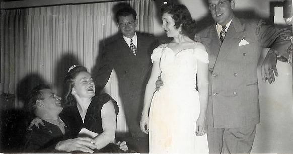 At a party