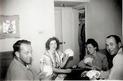 Bridge with Sara and Ray Freisz May 1949