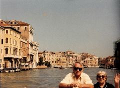 Venice water taxi, Sept. 3, 1982