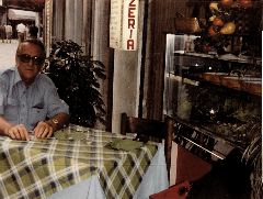 Cafe in Rome, Sept 8, 1982