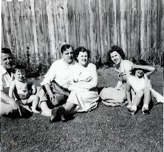 Chuck, Charlie, Bill Fox, Mary Fox, Mildred, Cathy