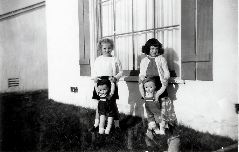 Pat and Cathy with dolls
