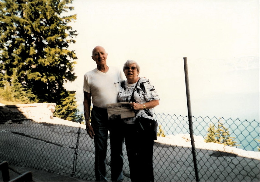 With Edson, Cater lake, Aug. 10, 1988