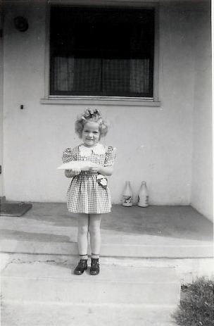 Pat with Valentines, Feb 13, 1948
