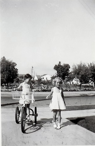 Cathy and Pat with trike