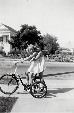 Pat and Cathy on trike