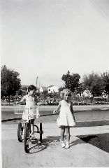 Cathy and Pat with trike
