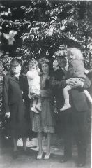 Pat, Cathy, Mildred, Grandparents, June 1946, San Francisco